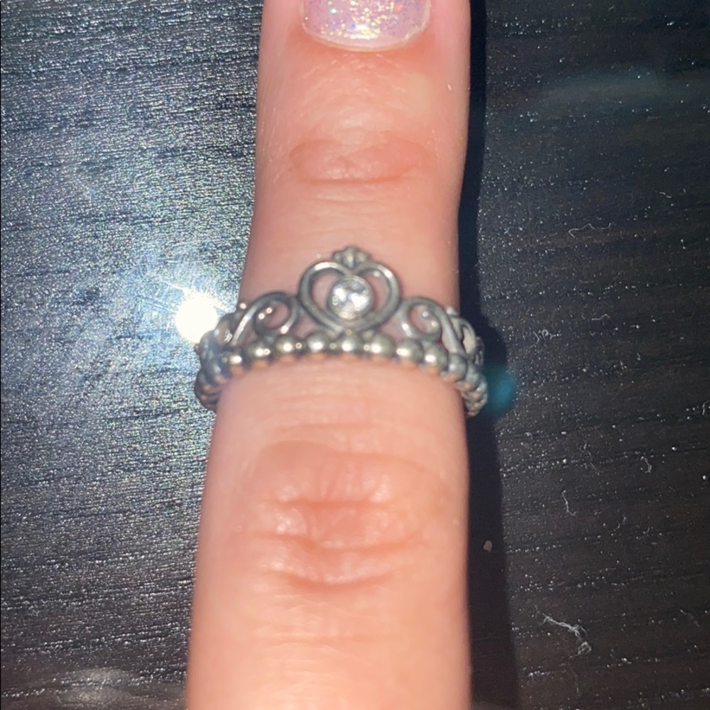 Pandora princess ring size 6